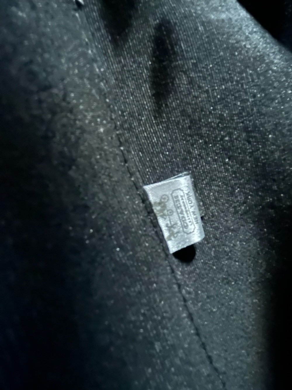 Coach Men's Hitch Backpack NWT Signature Canvas Black Charcoal Laptop Bag C2662 - Picture 3 of 7